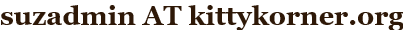suzadmin AT kittykorner.org